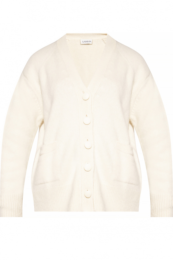 GenesinlifeShops NZ - Cashmere cardigan Lanvin - Drumohr ribbed